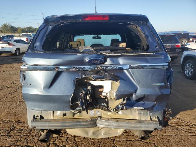 1FM5K8DH0JGC04607 - 2018 FORD EXPLORER XLT Azul foto 6