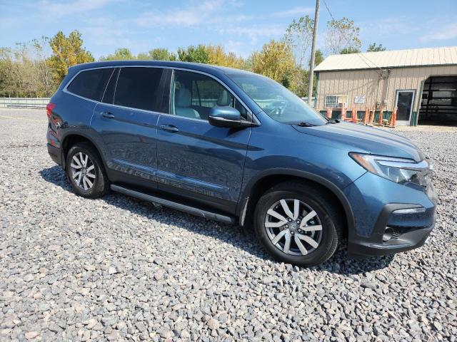 5FNYF6H51KB099680 - 2019 HONDA PILOT EXL Синій фото 4