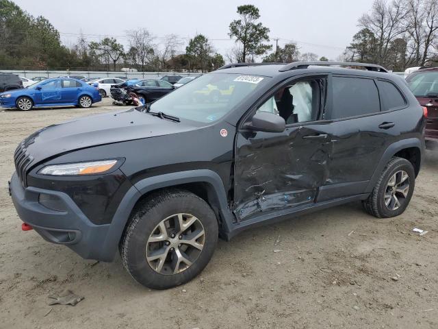 1C4PJMBX2JD572369 - 2018 JEEP CHEROKEE TRAILHAWK BLACK photo 1