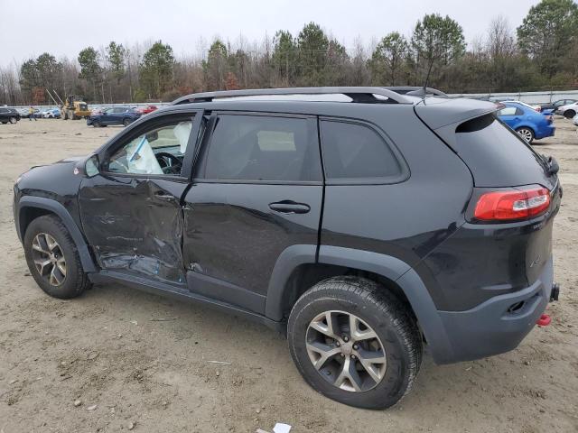 1C4PJMBX2JD572369 - 2018 JEEP CHEROKEE TRAILHAWK BLACK photo 2