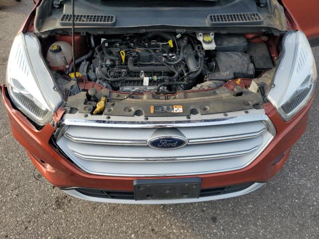 1FMCU9HD5KUA27232 - 2019 FORD ESCAPE SEL Orange photo 12