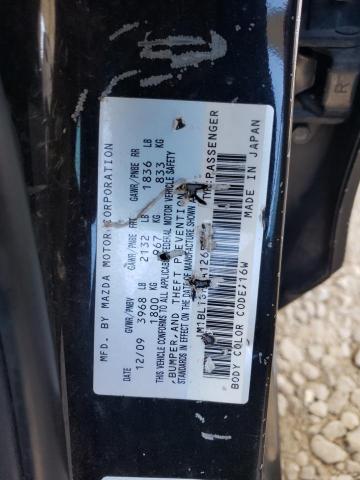 JM1BL1SF4A1265538 - 2010 MAZDA 3 I BLACK photo 12