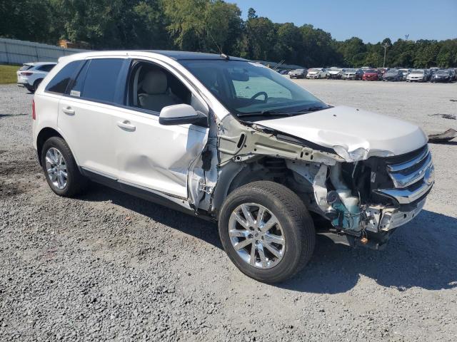 2FMDK4JC1DBB42286 - 2013 FORD EDGE SEL Weiß Foto 4