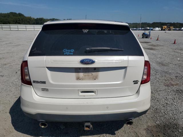 2FMDK4JC1DBB42286 - 2013 FORD EDGE SEL Weiß Foto 6
