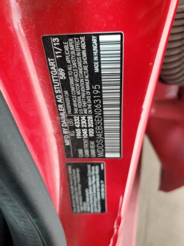 WDDSJ4EB3EN063195 - 2014 MERCEDES-BENZ CLA 250 წითელი ფოტო 13