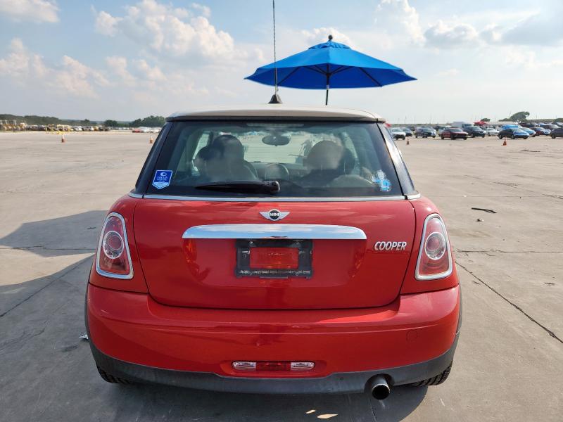 WMWSU3C55DT678251 - 2013 MINI COOPER Қызыл фото 6