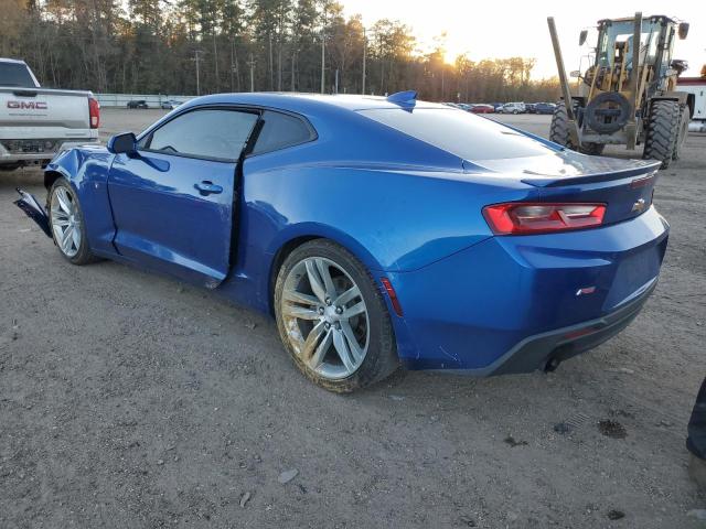 1G1FB1RS7J0133332 - 2018 CHEVROLET CAMARO LT BLUE photo 2