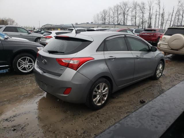 KMHD35LH3EU214838 - 2014 HYUNDAI ELANTRA GT GRAY photo 3