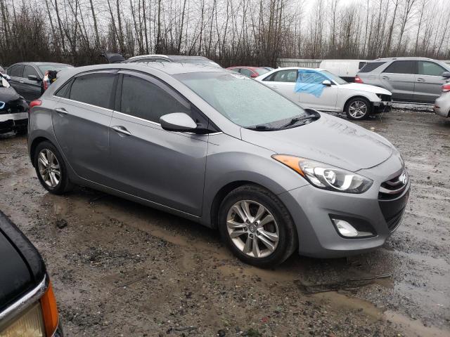 KMHD35LH3EU214838 - 2014 HYUNDAI ELANTRA GT GRAY photo 4