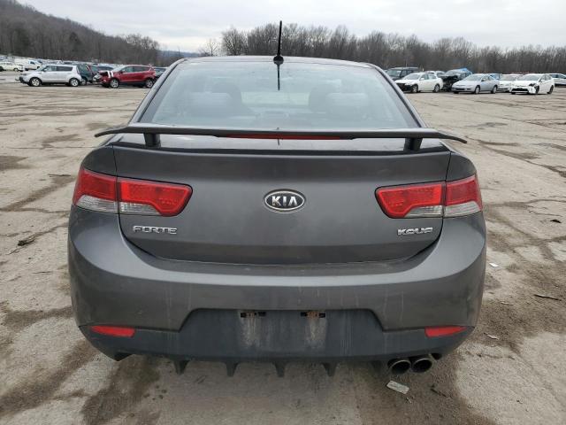 KNAFU6A27D5743035 - 2013 KIA FORTE EX GRAY photo 6