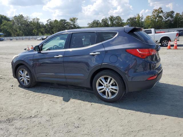 5XYZWDLA9DG064684 - 2013 HYUNDAI SANTA FE S Mavi foto 2