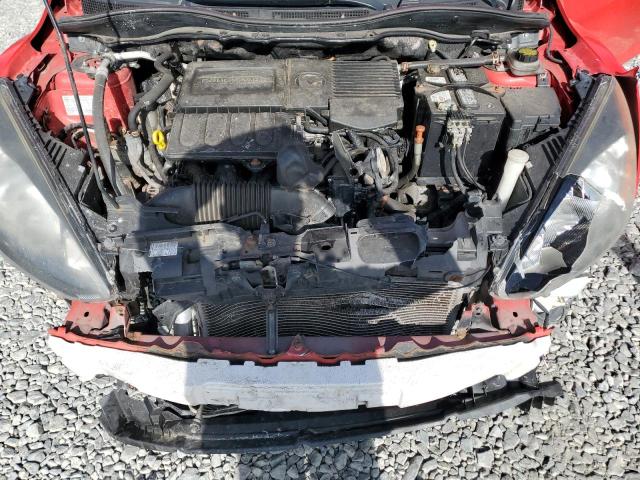 JM1DE1LZ8C0137453 - 2012 MAZDA MAZDA2 红色 照片 11
