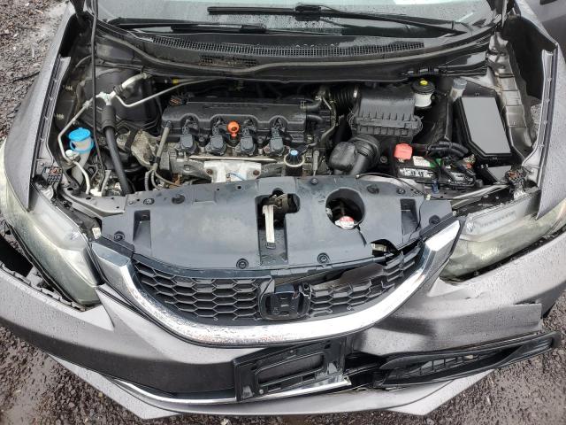 19XFB2E59EE081664 - 2014 HONDA CIVIC LX GRAY photo 11