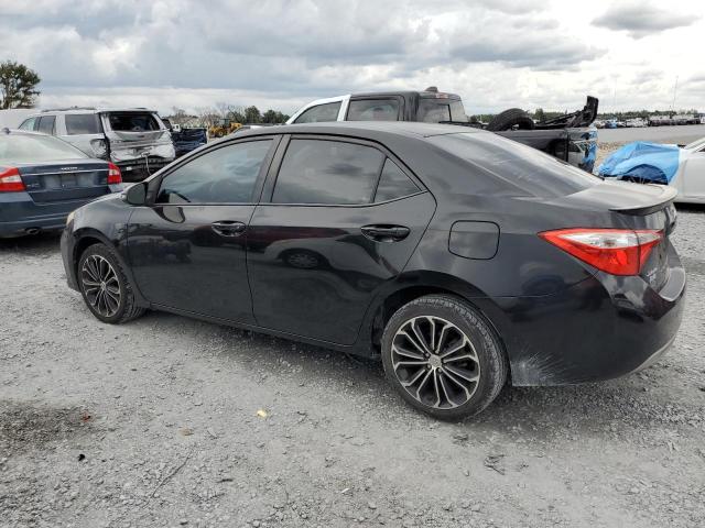 2T1BURHE4FC301497 - 2015 TOYOTA COROLLA L BLACK photo 2