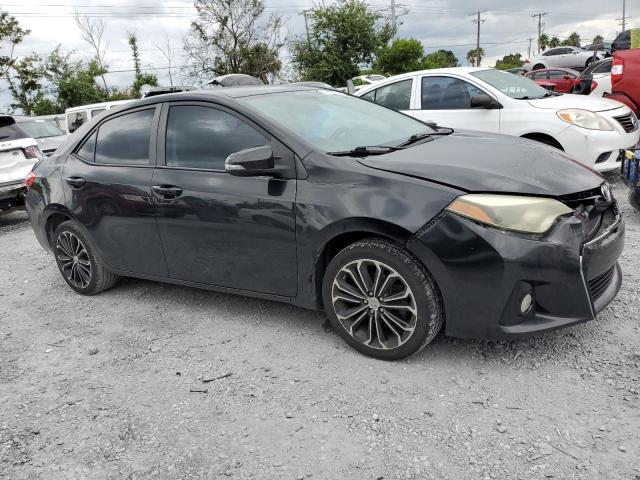 2T1BURHE4FC301497 - 2015 TOYOTA COROLLA L BLACK photo 4