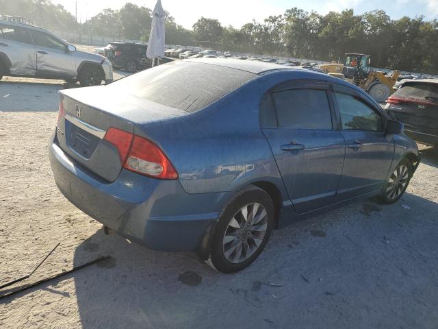 19XFA16869E011907 - 2009 HONDA CIVIC EX Көк фото 3