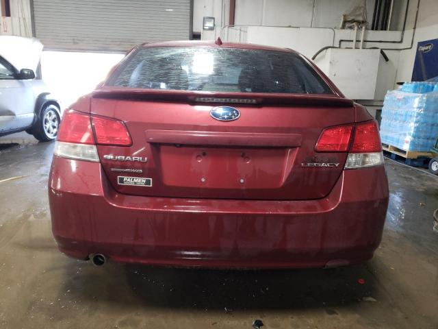 4S3BMCH62E3008999 - 2014 SUBARU LEGACY 2.5I SPORT RED photo 6