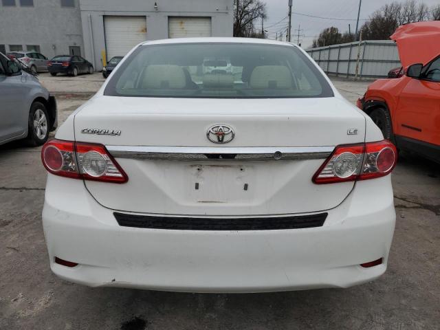 2T1BU4EE2CC905973 - 2012 TOYOTA COROLLA BASE WHITE photo 6