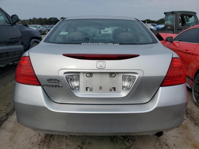 3HGCM56416G702049 - 2006 HONDA ACCORD LX SILVER photo 6