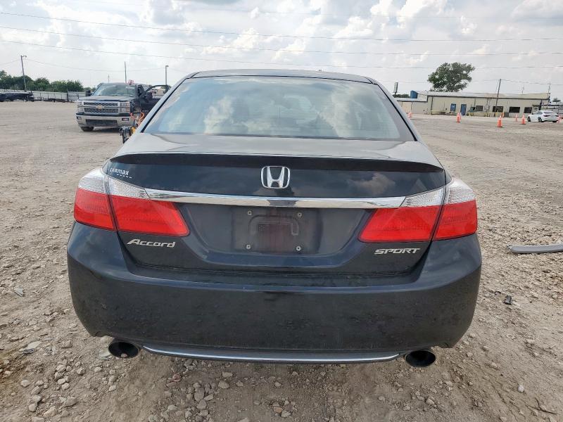 1HGCR2F55DA284471 - 2013 HONDA ACCORD SPORT BLACK photo 6