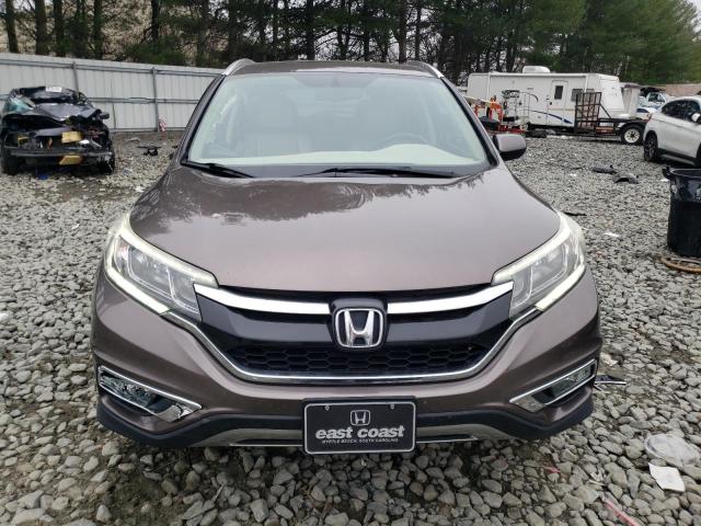 2HKRM3H74FH500706 - 2015 HONDA CR-V EXL BROWN photo 5