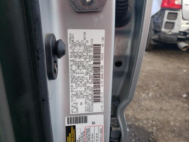 3TMJU62N86M014299 - 2006 TOYOTA TACOMA DOUBLE CAB PRERUNNER SILVER photo 12