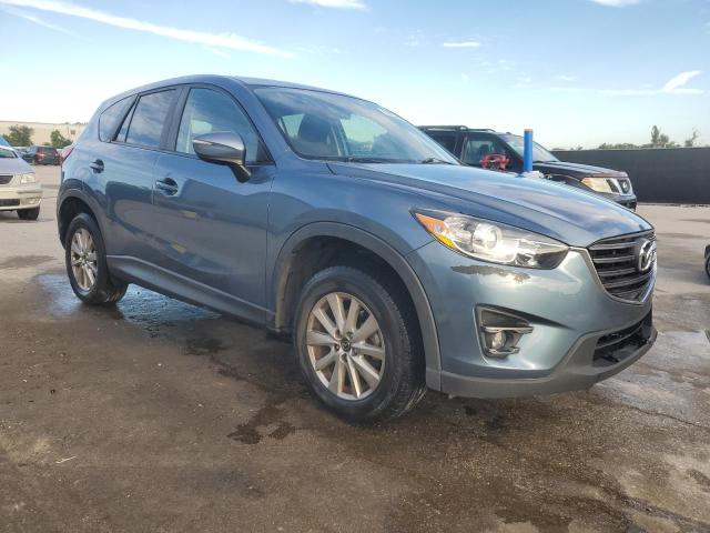 JM3KE2CY7G0841273 - 2016 MAZDA CX-5 TOURING BLUE photo 4