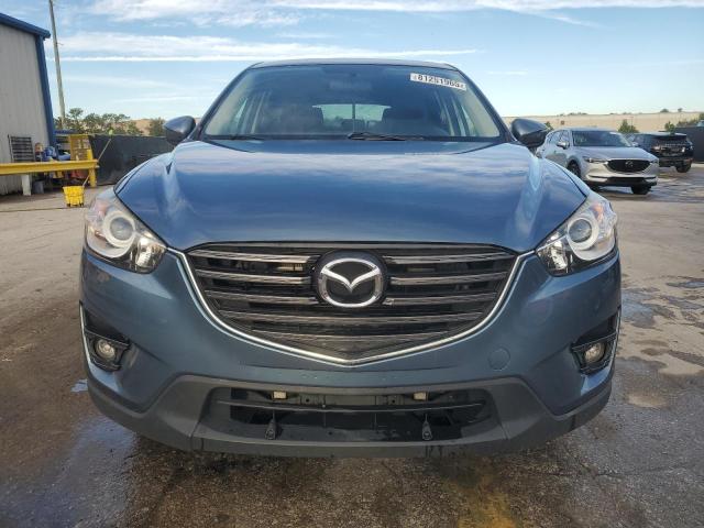 JM3KE2CY7G0841273 - 2016 MAZDA CX-5 TOURING BLUE photo 5