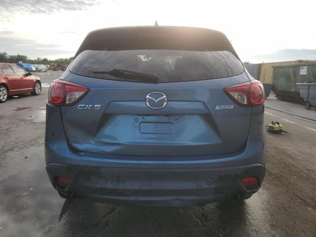 JM3KE2CY7G0841273 - 2016 MAZDA CX-5 TOURING BLUE photo 6