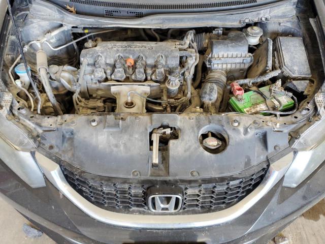 19XFB2F92DE020429 - 2013 HONDA CIVIC EXL Czarny zdjęcie 11