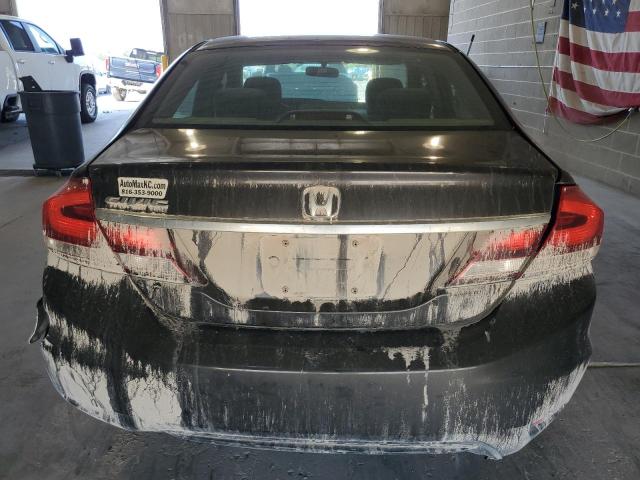 19XFB2F92DE020429 - 2013 HONDA CIVIC EXL Czarny zdjęcie 6