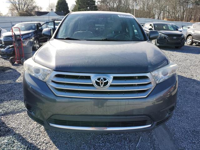 5TDZA3EH6CS028455 - 2012 TOYOTA HIGHLANDER BASE GRAY photo 5