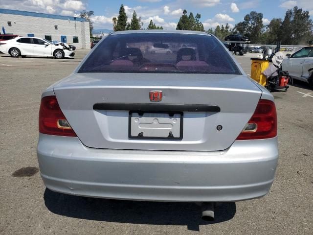 1HGEM21022L074317 - 2002 HONDA CIVIC EX SILVER photo 6