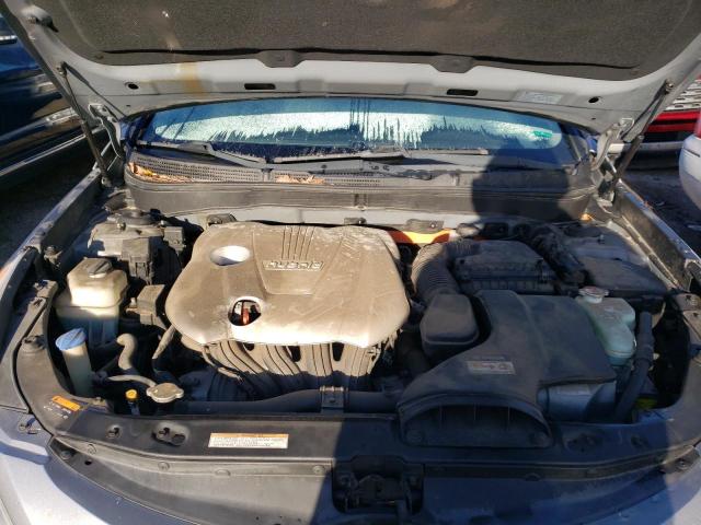 KMHEC4A48EA113052 - 2014 HYUNDAI SONATA HYBRID SILVER photo 11