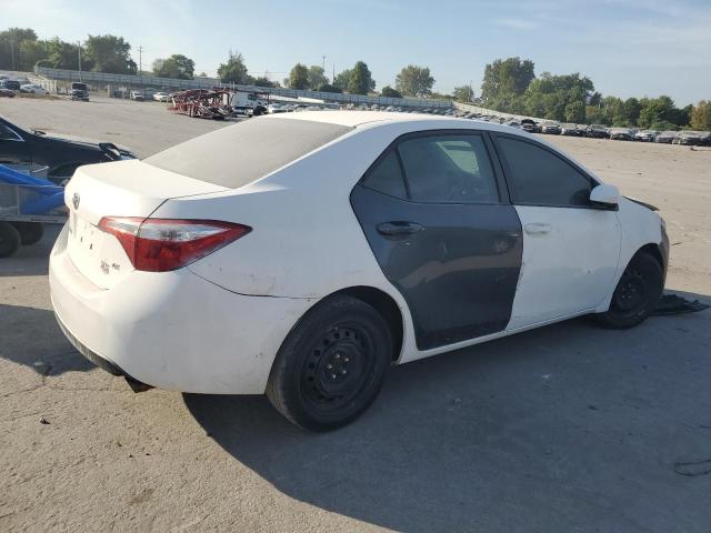 2T1BURHE9EC164717 - 2014 TOYOTA COROLLA L WHITE photo 3