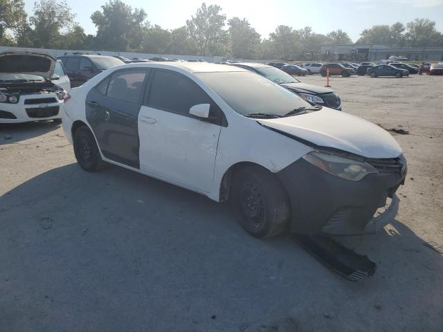 2T1BURHE9EC164717 - 2014 TOYOTA COROLLA L WHITE photo 4