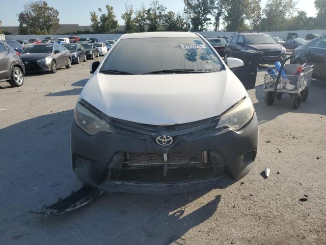 2T1BURHE9EC164717 - 2014 TOYOTA COROLLA L WHITE photo 5