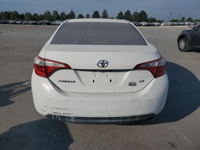 2T1BURHE9EC164717 - 2014 TOYOTA COROLLA L WHITE photo 6