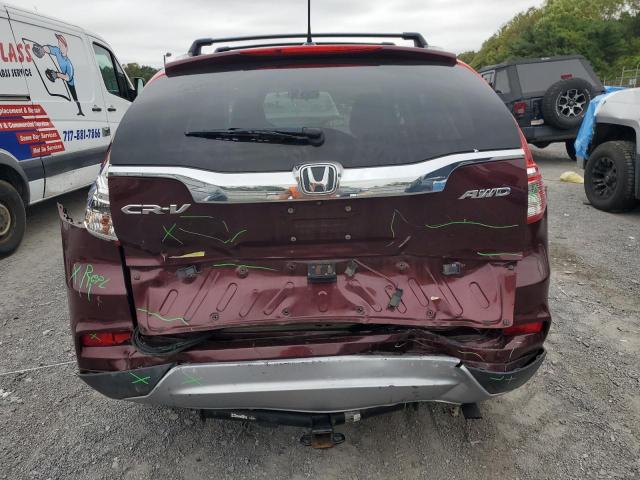2HKRM4H77FH637936 - 2015 HONDA CR-V EXL MAROON photo 6
