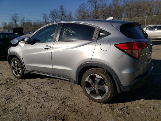 3CZRU6H50JG722512 - 2018 HONDA HR-V EX SILVER photo 2