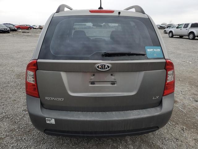 KNAFG528097242844 - 2009 KIA RONDO BASE GRAY photo 6