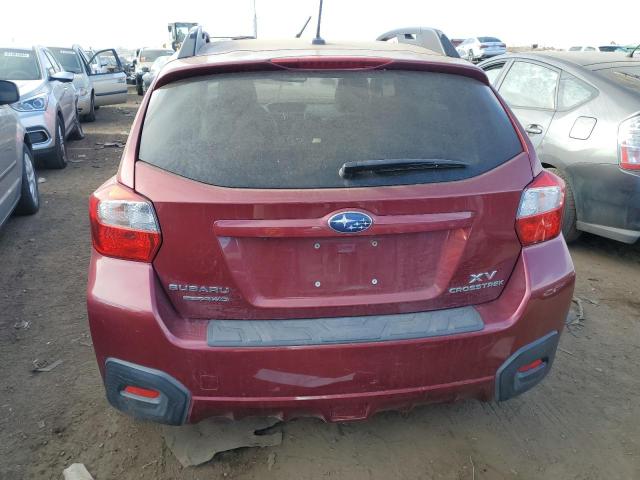 JF2GPASC6F8255917 - 2015 SUBARU XV CROSSTR SPORT LIMITED MAROON photo 6