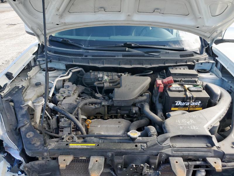 JN8AS5MT1DW533966 - 2013 NISSAN ROGUE S WHITE photo 11