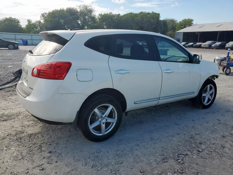 JN8AS5MT1DW533966 - 2013 NISSAN ROGUE S WHITE photo 3