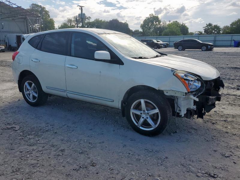 JN8AS5MT1DW533966 - 2013 NISSAN ROGUE S WHITE photo 4