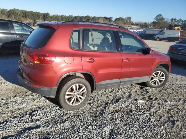 WVGAV7AXXGW060929 - 2016 VOLKSWAGEN TIGUAN S RED photo 3