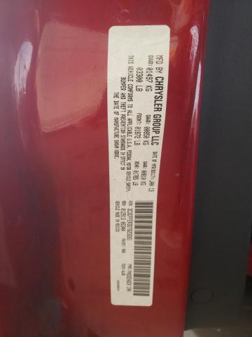 3C3CFFER3DT623261 - 2013 FIAT 500 LOUNGE RED photo 12