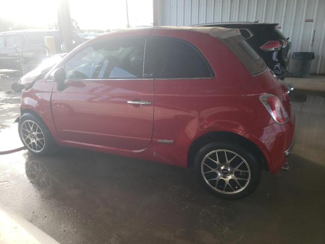 3C3CFFER3DT623261 - 2013 FIAT 500 LOUNGE RED photo 2