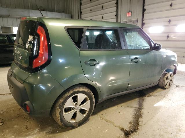 KNDJN2A29E7038505 - 2014 KIA SOUL GREEN photo 3