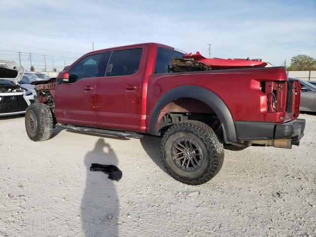 1FTFW1RG9KFA86827 - 2019 FORD F150 RAPTOR RED photo 2